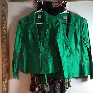 CAbi NWOT #5097 Verde Jacket XS and S